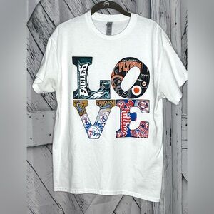 Philadelphia Fan T-Shirt All Major Teams M